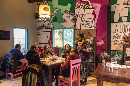 El salón de La Azul, en Mendoza