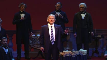 La figura de Trump, en una atracción emblemática de Magic Kingdom