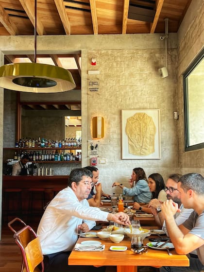 El salón de Rocco Trattoria, ubicado en el barrio de Miraflores.