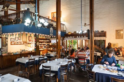 El salón de Ty Gwyn es bien amplio