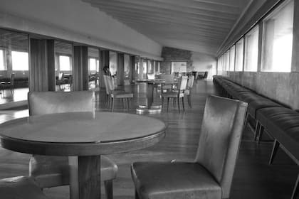 El salón del 6 piso, en la década de 1950