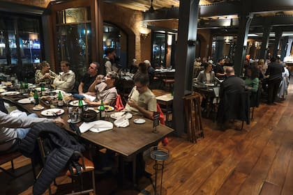 El salón del restaurante, un clásico que se mantiene en el tiempo