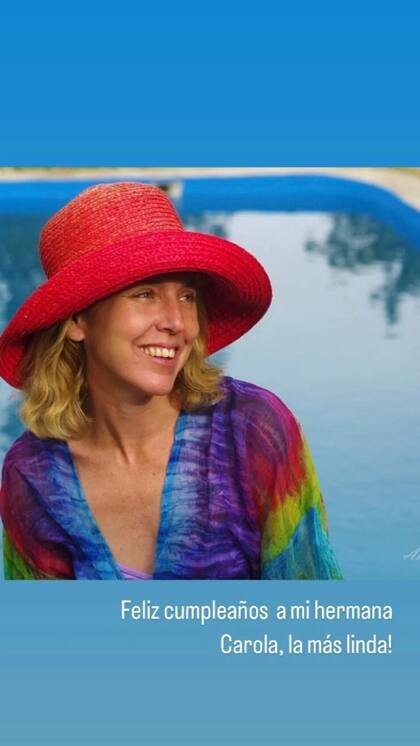 El saludo de cumpleaños de Benjamín Vicuña a su hermana Carolina