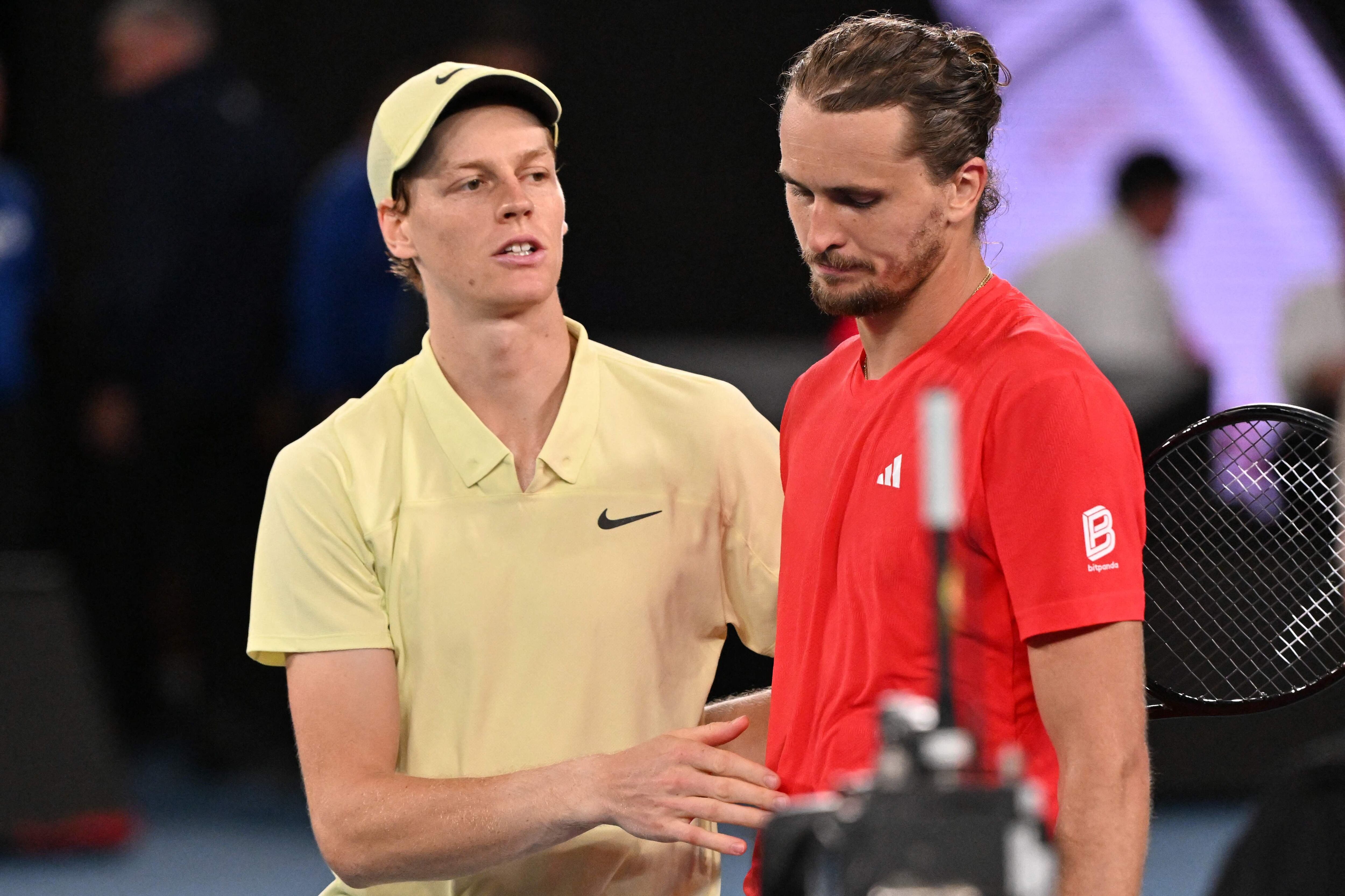 Jannik Sinner se impuso en sets corridos a Alexander Zverev y se quedó con el Australian Open