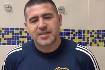 El 12 de diciembre, Riquelme saludó a través de un video a los hinchas de Boca en su día
