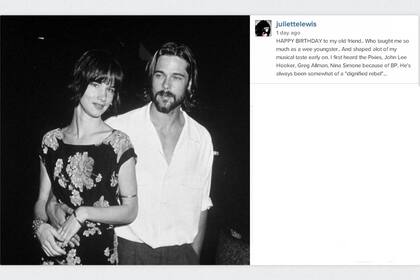 El saludo de Juliette para Brad