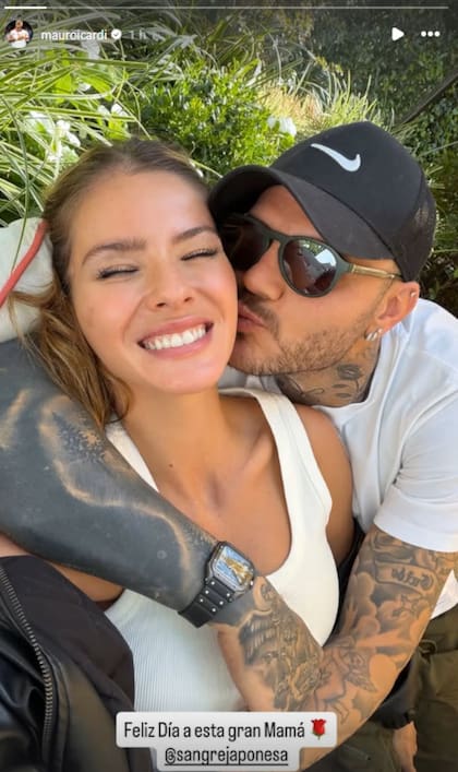 El saludo de Mauro Icardi a La China Suárez por el Día de la Madre