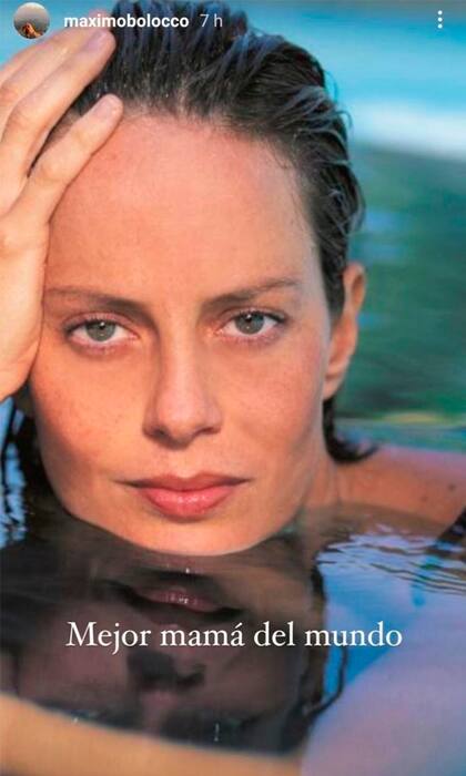 El saludo de Máximo Menem para su madre