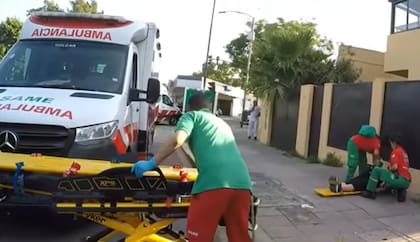 El SAME atendió a los heridos