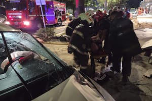 Una madrugada marcada por los choques en la Ciudad