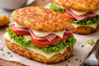 Sin harina ni horno: el innovador sándwich de papa que te resuelve un almuerzo