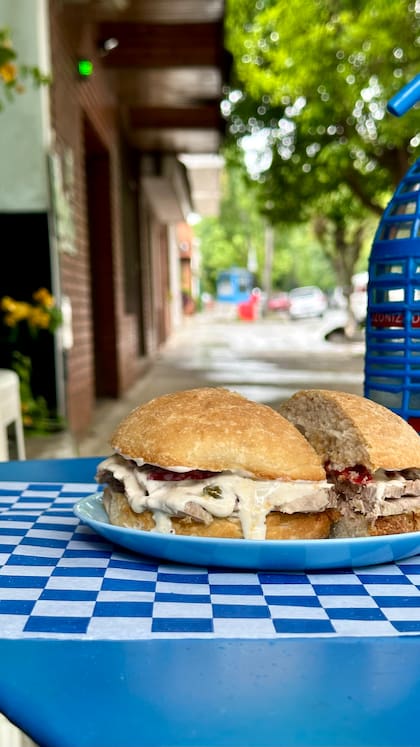 El sándwich de vitel toné de Malinche