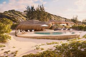 El Santuario Kisawa está en Mozambique y pertenece a Nina Flohr, una empresaria suiza que se casó con el príncipe de Grecia