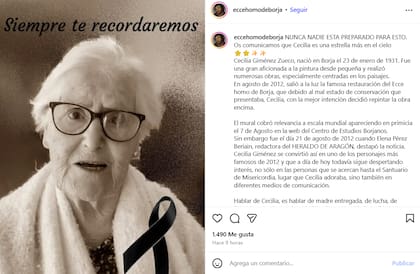 El santuario la despidió cariñosamente