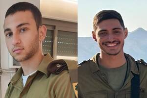 El sargento Daniel Aviv Haim Sofer y el cabo Tal Dror, ambos del Batallón 13 de la Brigada Golani, murieron por un ataque de un dron iraquí.