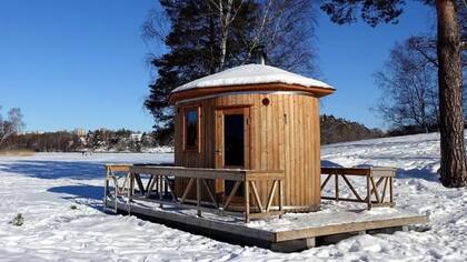 El sauna es una experiencia invernal clásica e imprescindible en Suecia
