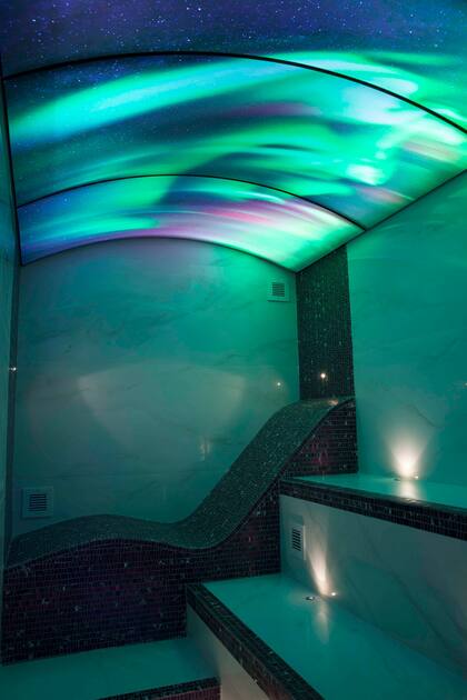 El sauna húmedo, otra alternativa. FOTO: Gentileza Welsi.