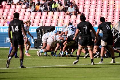 El scrum es una de las fortalezas del seleccionado argentino de menores de 20 años, que, no obstante, padeció una paliza (75-21) a manos de Nueva Zelanda en el Rugby Championship.