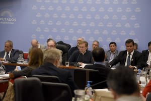 El secretario Bahillo en la comisión de Presupuesto de la Cámara baja