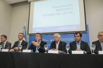 El secretario Luis Miguel Etchevehere, en la presentación del mercado, el mes pasado