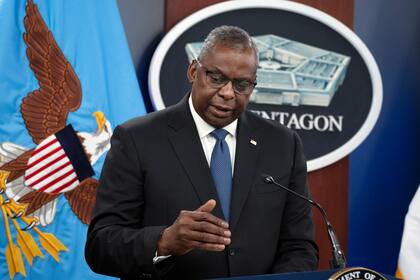 El secretario de Defensa de Estados Unidos, Lloyd Austin, en Washington