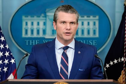 El secretario de Defensa de Estados Unidos, Pete Hegseth, en la Casa Blanca en Washington, el 30 de enero de 2025. (AP/Alex Brandon)