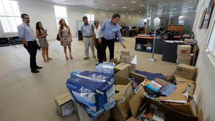 El secretario de Derechos Humanos, Claudio Avruj, se instaló en el predio de la ex ESMA