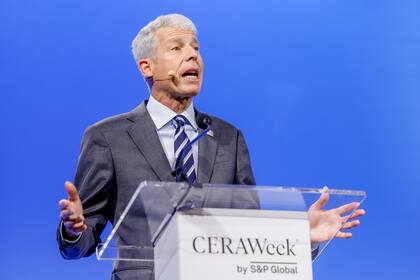 El secretario de Energía estadounidense, Chris Wright, en CERAWeek, la conferencia de energía más importante del mundo