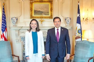 Marco Rubio pide “paciencia” a los venezolanos tras reunirse con María Corina Machado