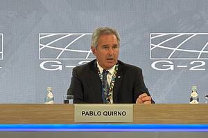 El secretario de Finanzas, Pablo Quirno, siguió la licitación de deuda desde Estados Unidos.