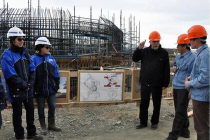 El secretario de Gestión Pública de Neuquén, Rodolfo Laffitte, explicó los alcances de la obra en marcha