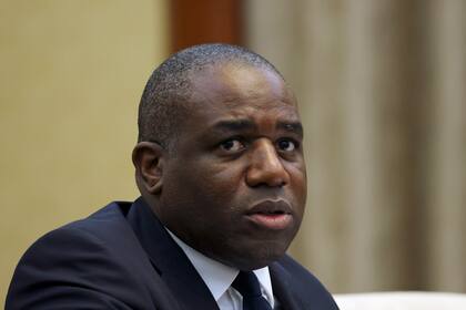 El secretario de Relaciones Exteriores de Gran Bretaña, David Lammy