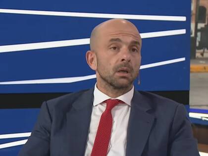 El secretario de Transporte, Franco Mogetta, en LN+