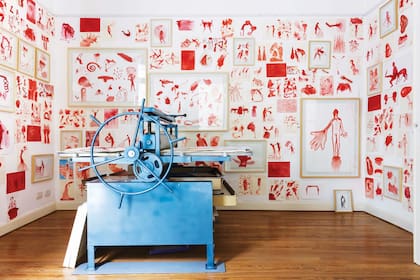 El sector rojo, que toma su inspiración de la sangre.