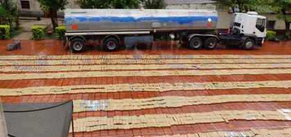 El secuestro de los 4200 kilos de marihuana atribuidos a una banda narco presuntamente financiada por Eduardo Sánchez.