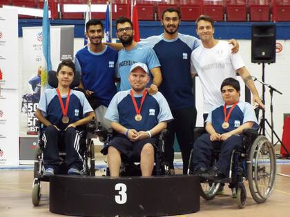 El seeccionado argentino logró subirse al podio en los Parapanamericanos de Toronto donde alcanzaron el tercer puesto