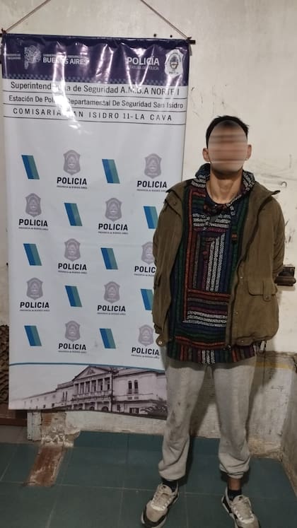 El segundo agresor quedó reducido dentro del barrio La Cava.