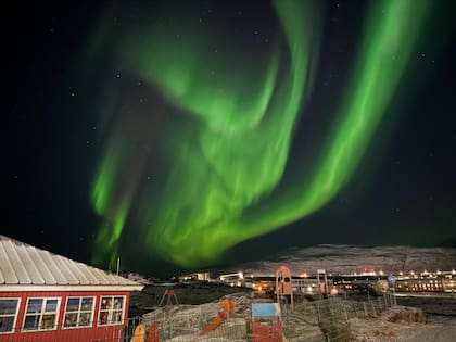 El segundo año fue impresionante, salía de casa y podía ver las auroras boreales. Fue lo más impactante que vi en mi vida