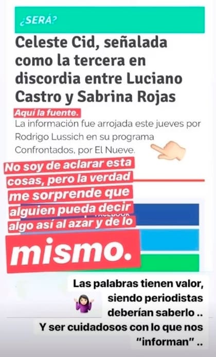 El segundo de los mensajes de Celeste Cid