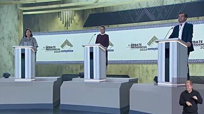 El segundo debate presidencial se realizó este domingo 28 de abril en las instalaciones de Estudios Churubusco, en la Ciudad de México