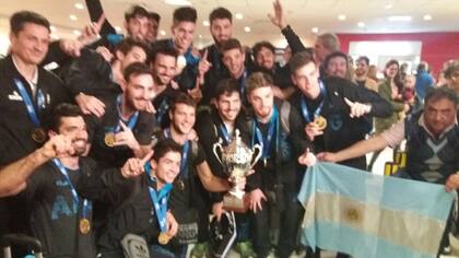 El seleccionado sub 23 campeón mundial de voleibol, en Ezeiza