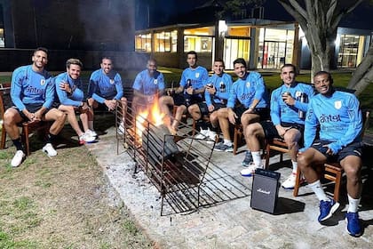 El seleccionado uruguayo, sin protecciones