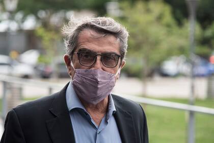 Armando Traferri, el viernes, al presentarse ante los fiscales