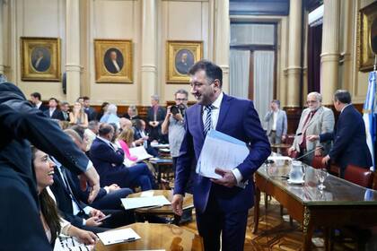 El senador Edgardo Kueider