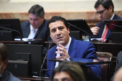 El senador Maximiliano Abad