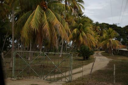 El sendero por el que cruzaron los migrantes, entre ellos Maroly y sus familiares