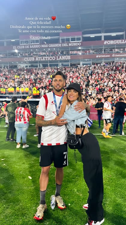 El sentido mensaje de Cami Homs a José Sosa tras la consagración de Estudiantes de La Plata en la Copa Argentina