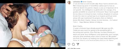 El sentido mensaje de Celine Dion por el cumpleaños de su hijo mayor