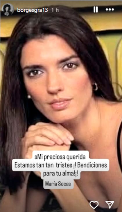 El sentido mensaje de Graciela Borges despidiendo a su colega