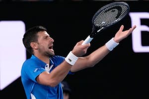 La tensa discusión de Djokovic con un espectador durante su triunfo en Australia